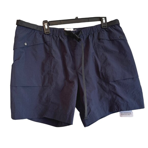 Topman Other - Topman Shorts Navy Size 38 Pockets Elastic Waist Polyamide NWT 7" Inseam